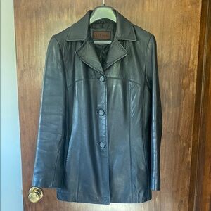 Siena Black Leather Women's Jacket